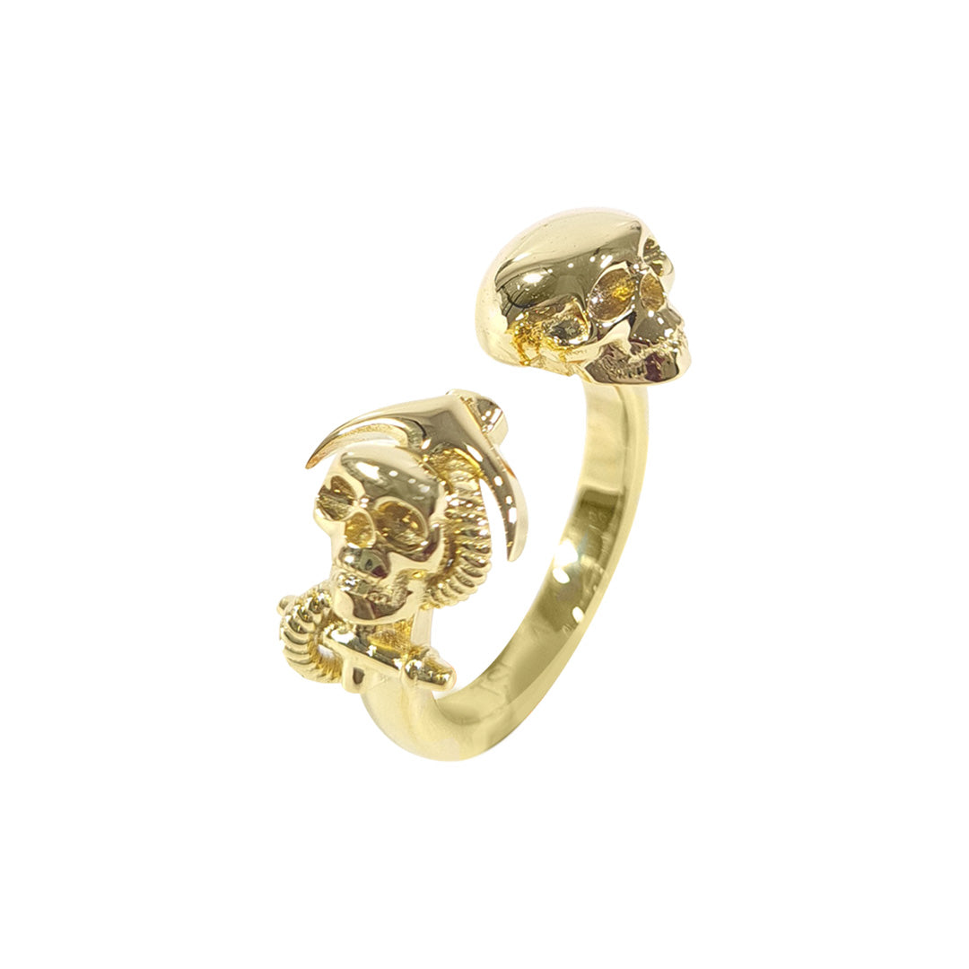 Anchor and Skull Engagement Ring