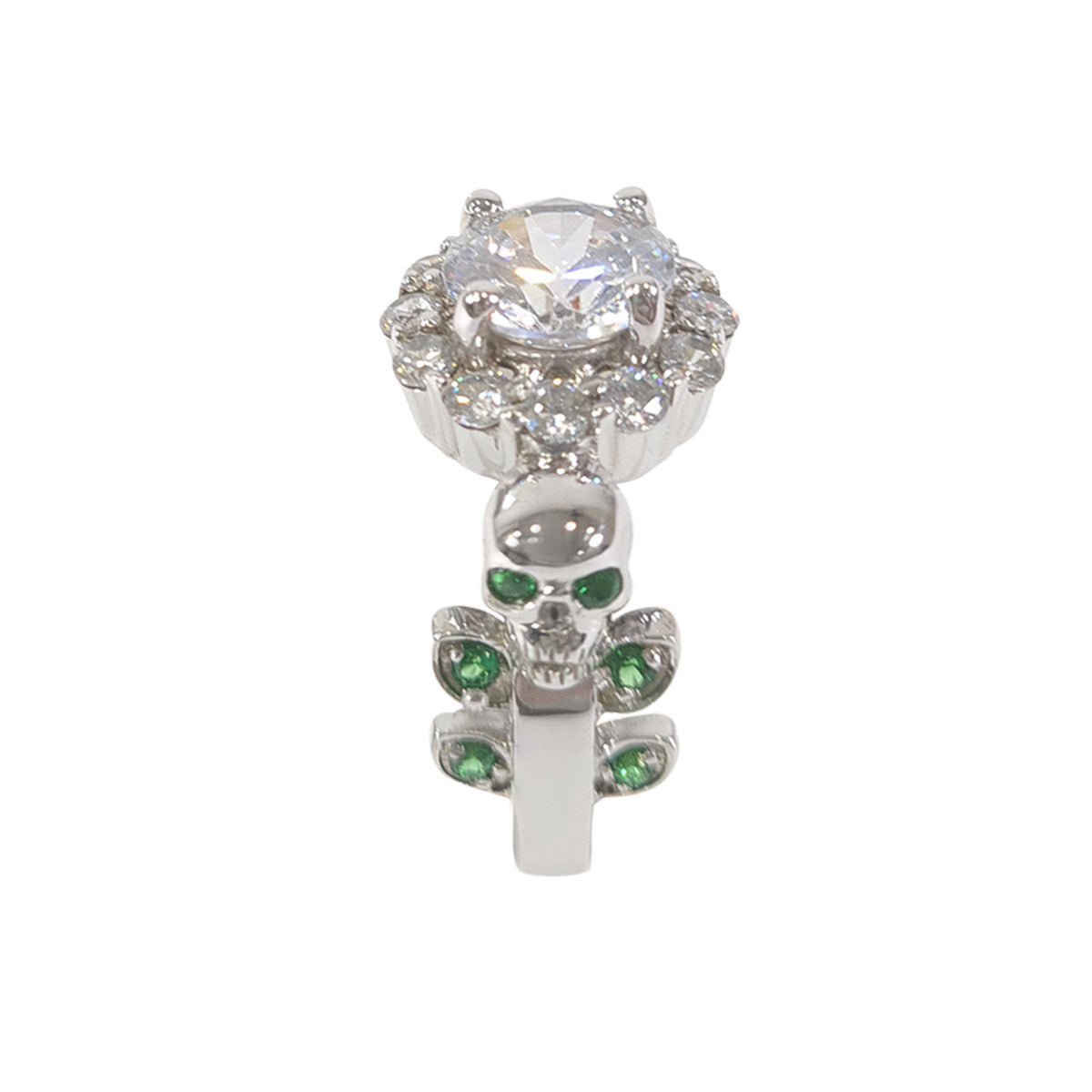 Diamond Skull Ring Set