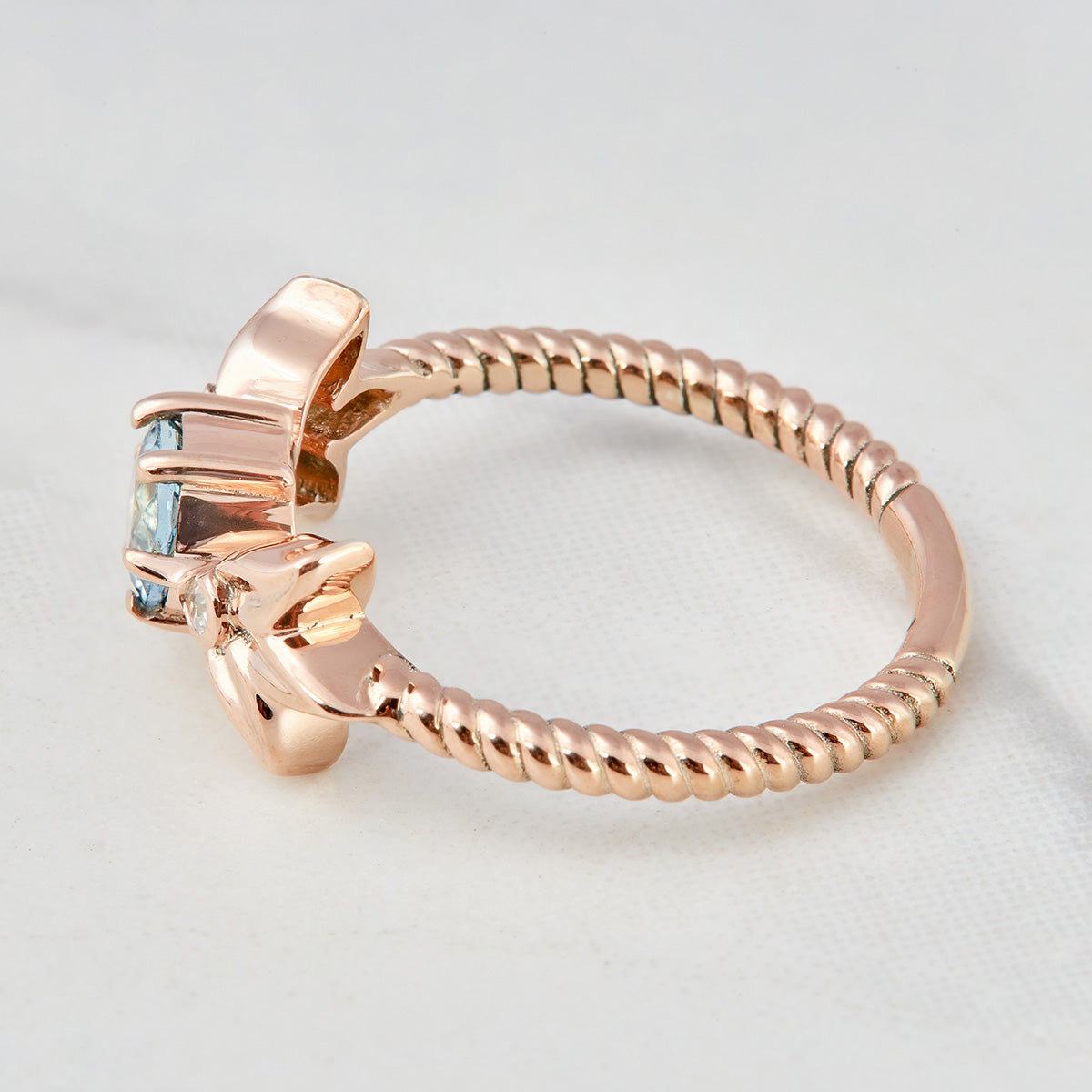 Aquamarine Engagement Ring for Women