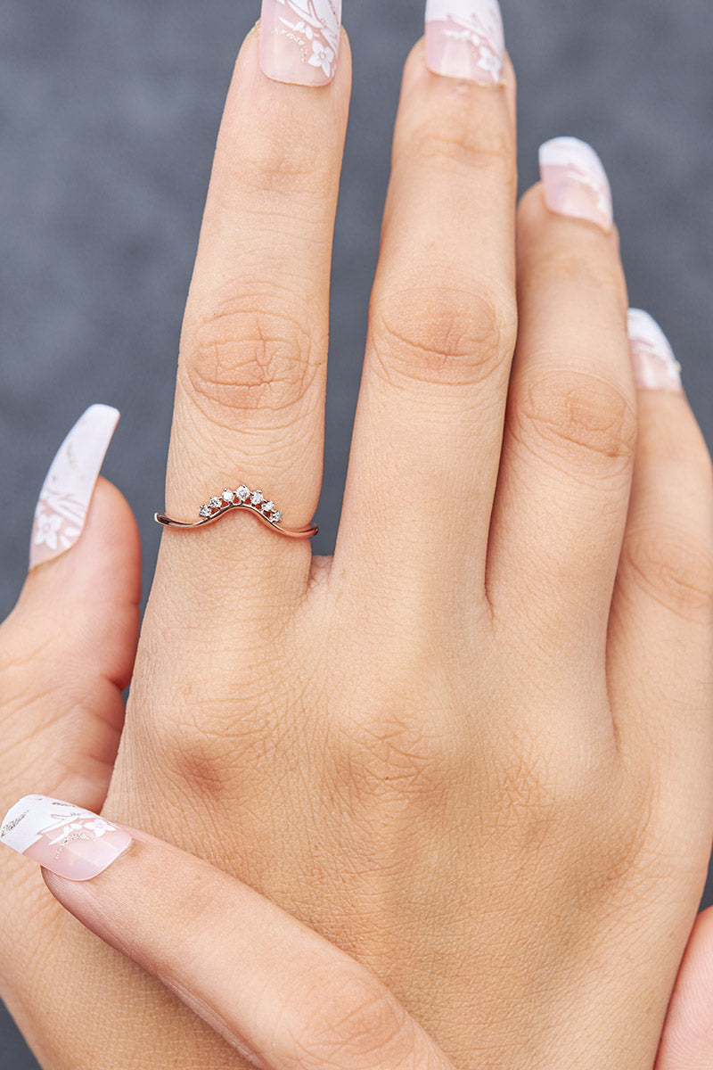 Salt and Pepper Diamond Ring