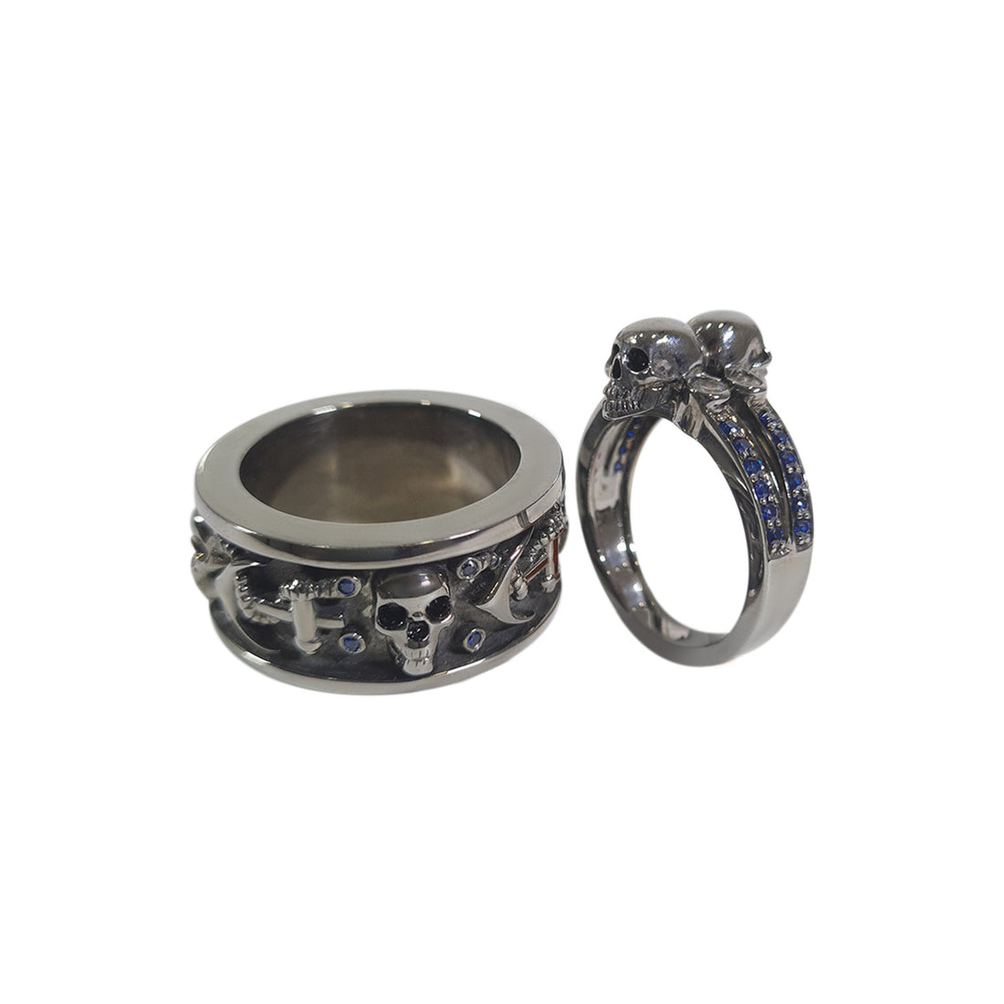 Skull Promise Rings His and Her