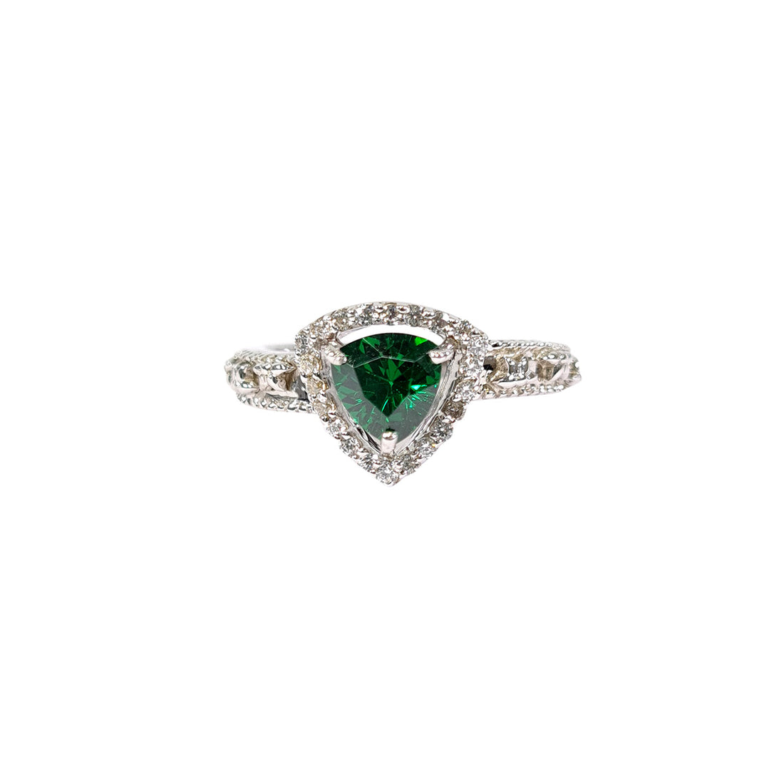 EMERALD WEDDING RING WOMEN