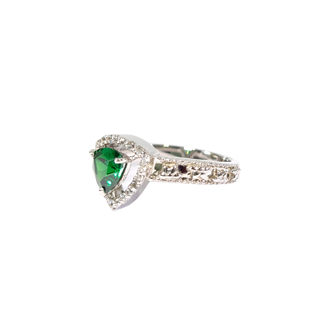 EMERALD WEDDING RING WOMEN