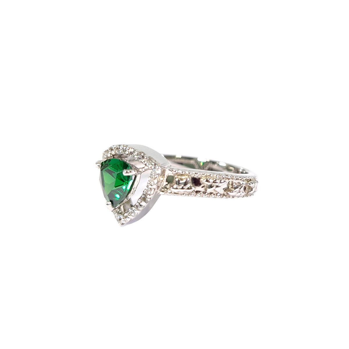 EMERALD WEDDING RING WOMEN