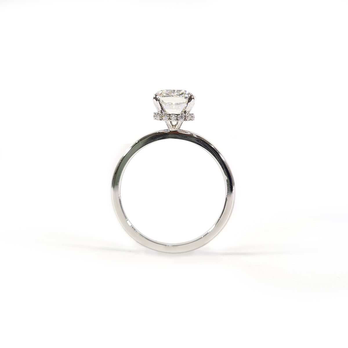 Radiant Cut Moissanite Engagement Ring