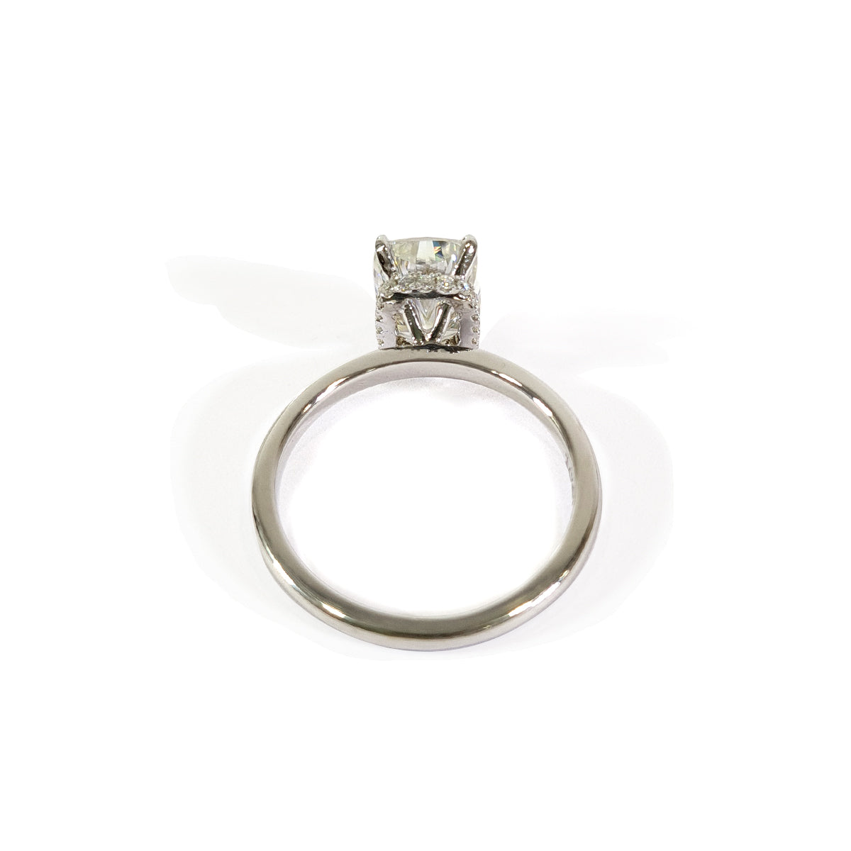 Radiant Cut Moissanite Engagement Ring