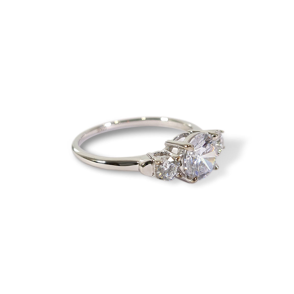3 Stone Diamond Engagement Rings