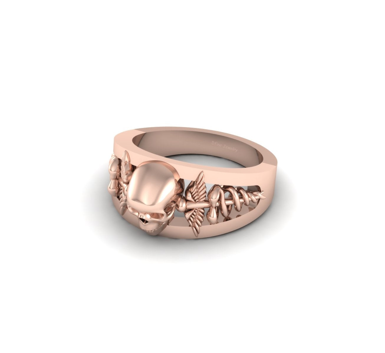 DOCTOR LOGO SKULL RING