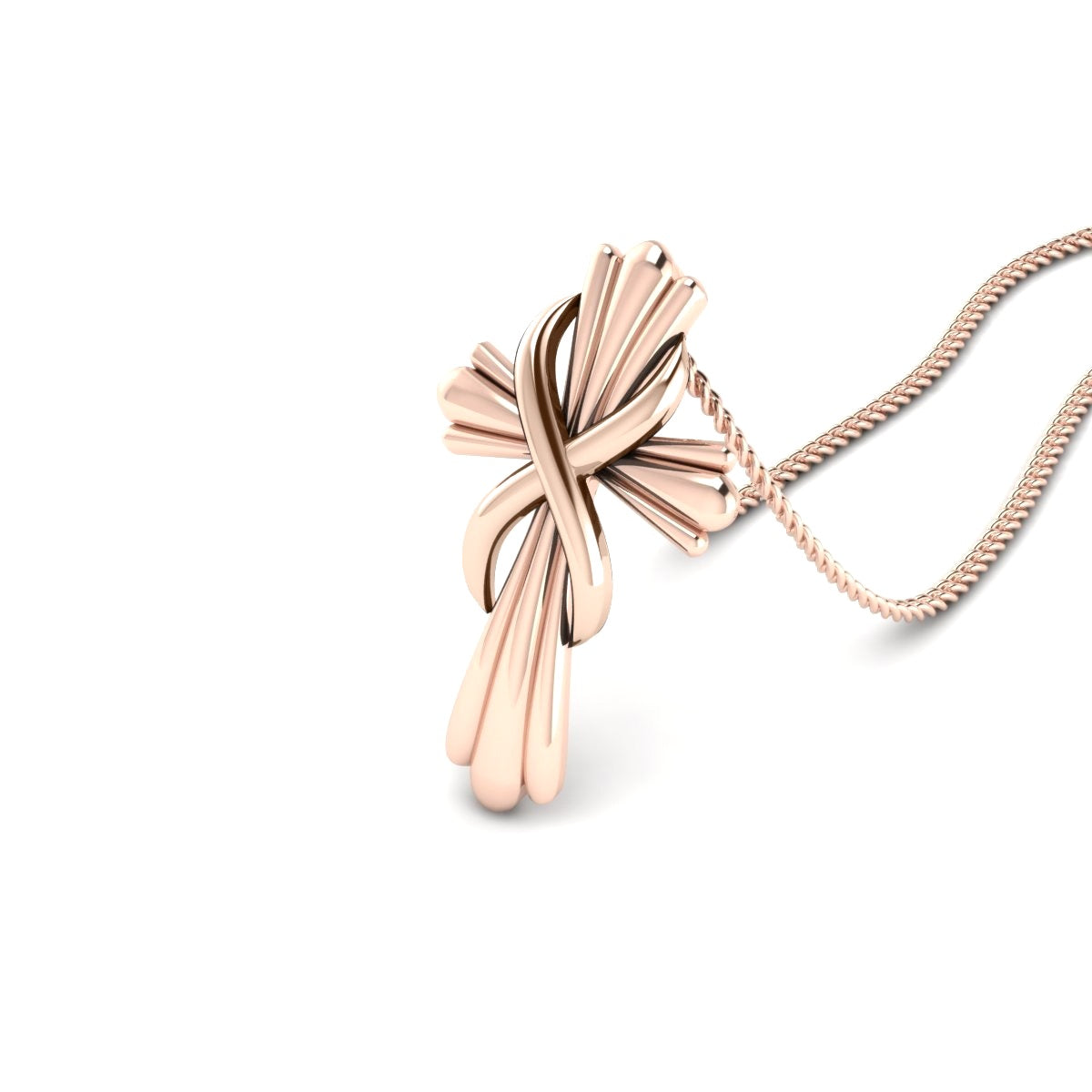 ROSE GOLD CROSS PENDANT