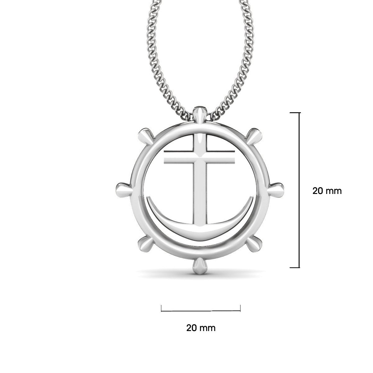 STEERING WHEEL ANCHOR PENDANT
