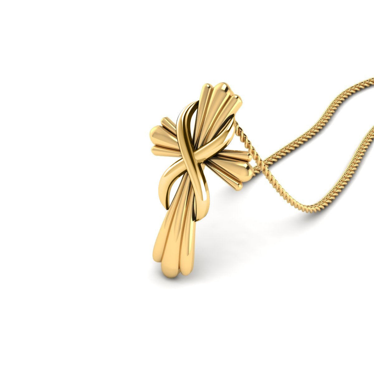 GOLD HOLY CROSS PENDANT