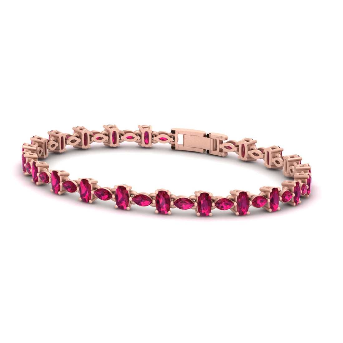 PINK RUBY ENGAGEMENT BRACELET