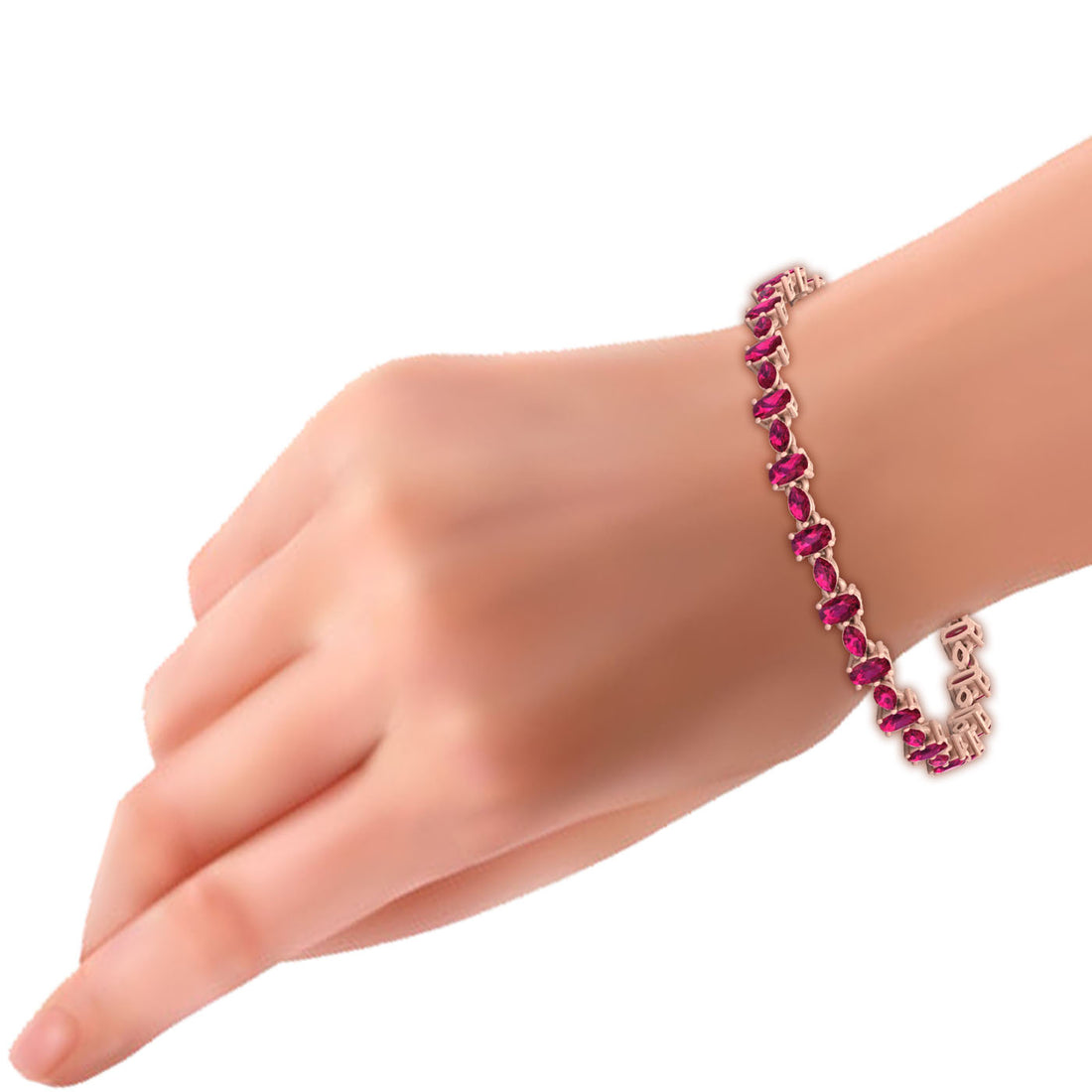 PINK RUBY ENGAGEMENT BRACELET