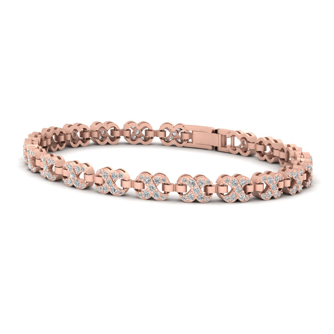 ROSE GOLD TENNIS BRACELET
