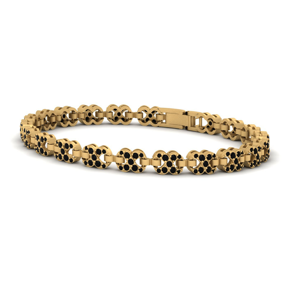 ONYX INFINITY TENNIS BRACELET