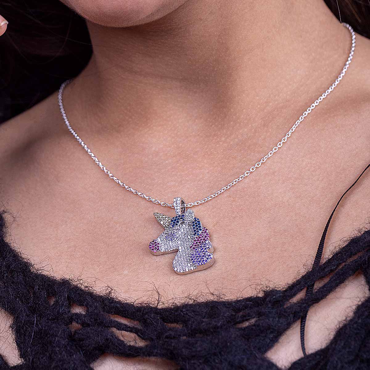 Unicorn Pendant Necklace for Girls Teens Birthday gift for Daughter