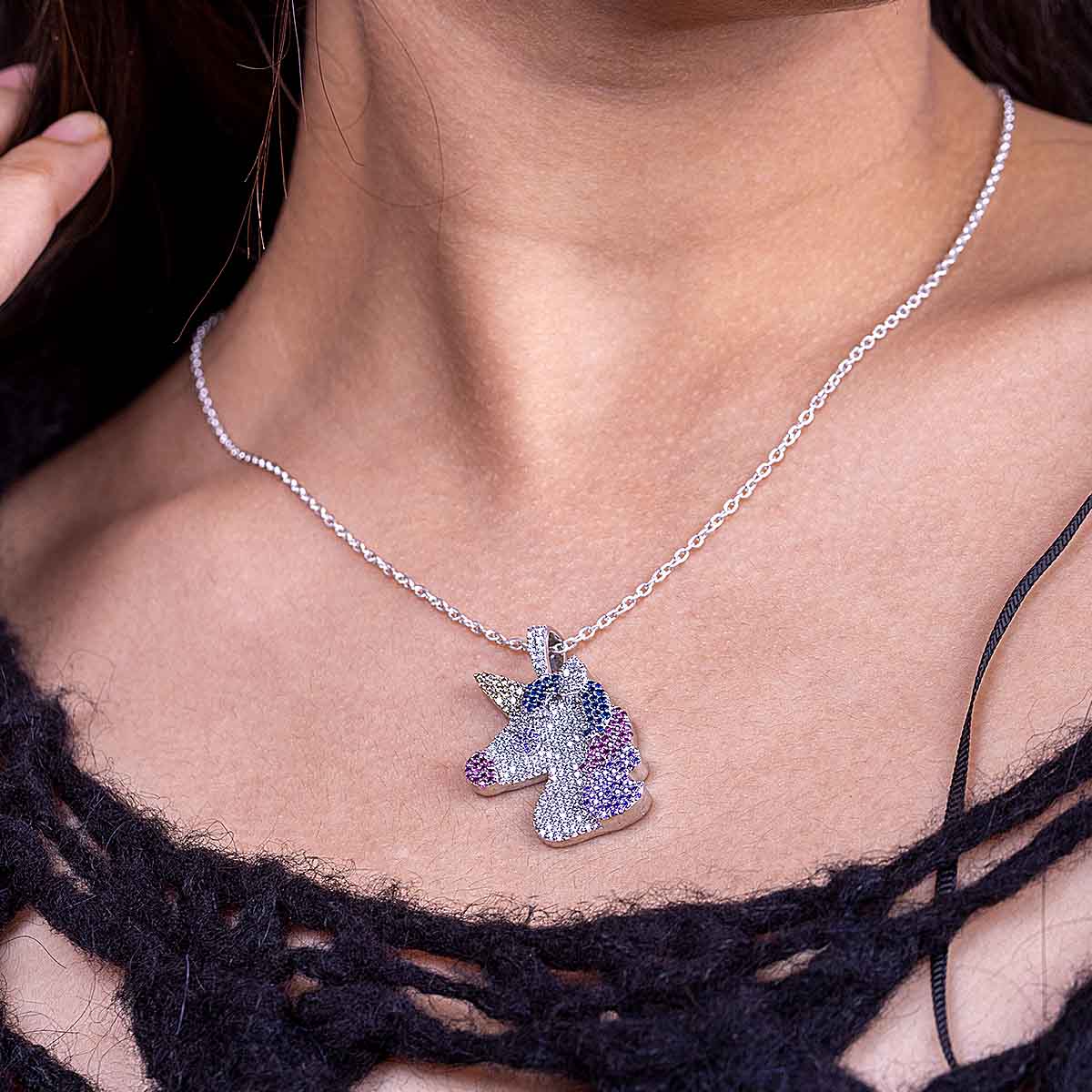 Unicorn Pendant Necklace for Girls Teens Birthday gift for Daughter