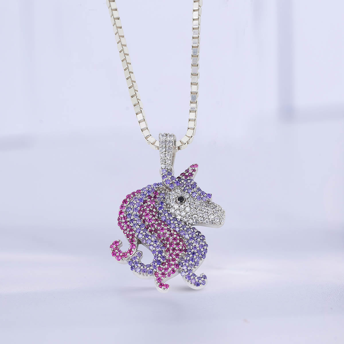 Unicorn Pendant Necklace for Teen Girls Fairytale Unicorn Jewelry