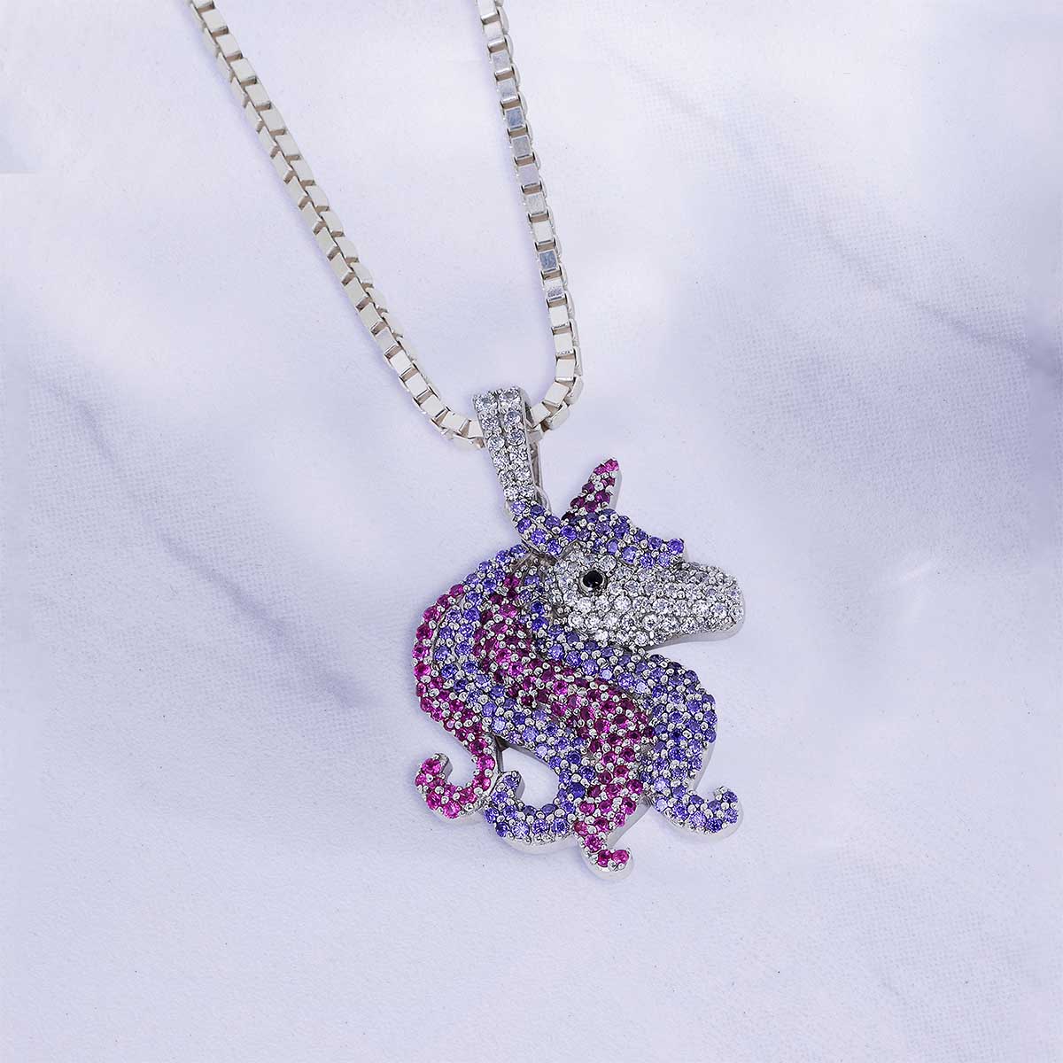 Unicorn Pendant Necklace for Teen Girls Fairytale Unicorn Jewelry