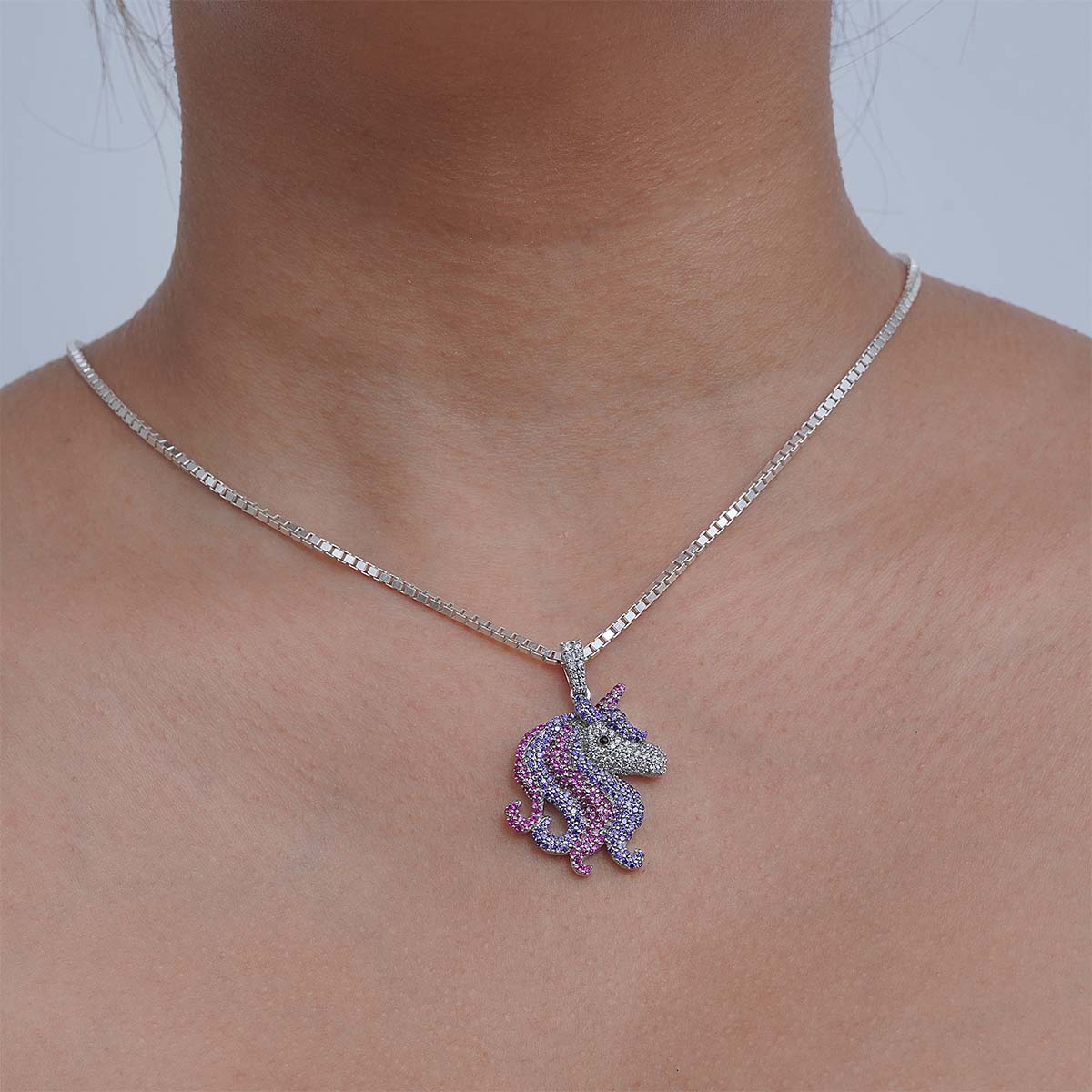 Unicorn Pendant Necklace for Teen Girls Fairytale Unicorn Jewelry