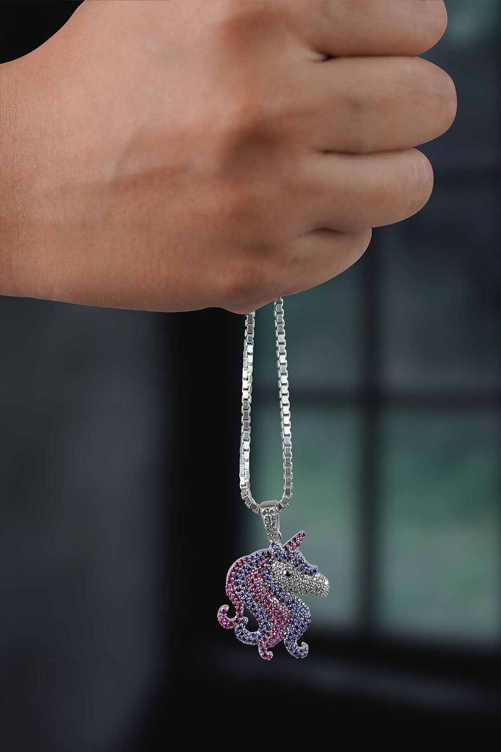 Unicorn Pendant Necklace for Teen Girls Fairytale Unicorn Jewelry