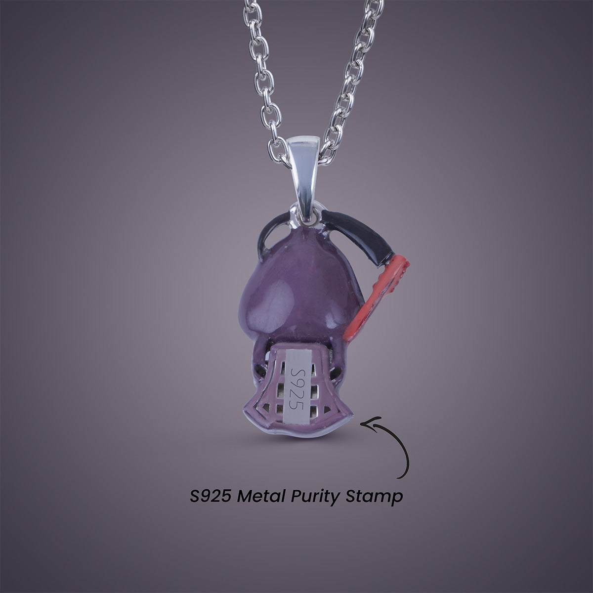 Santa Muerte Pendant Skeleton Skull Scythe Grim Reaper Necklace Gothic Charm Halloween Jewelry