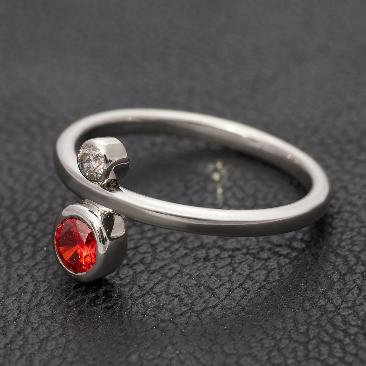 2 Birthstones Mothers Ring