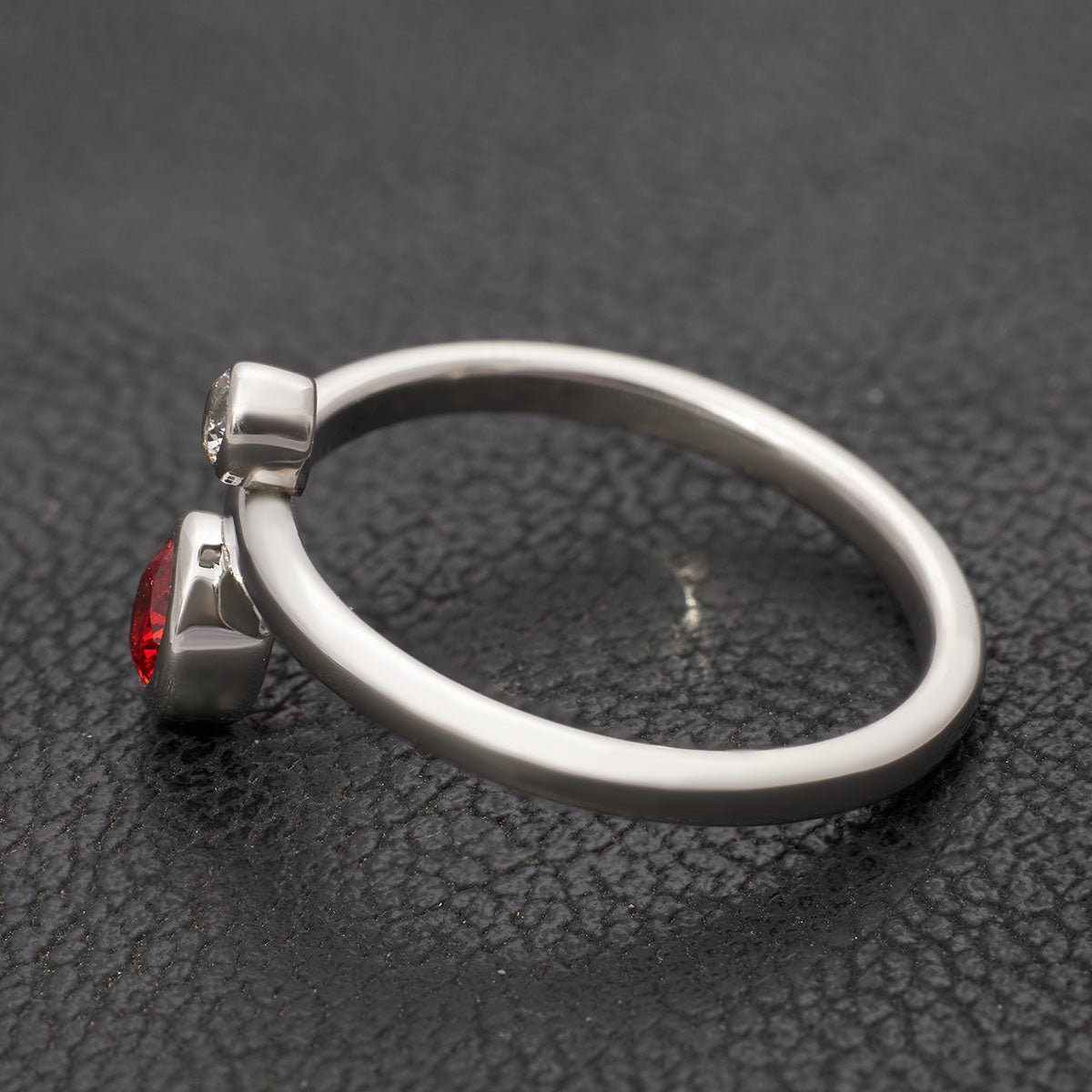 2 Birthstones Mothers Ring