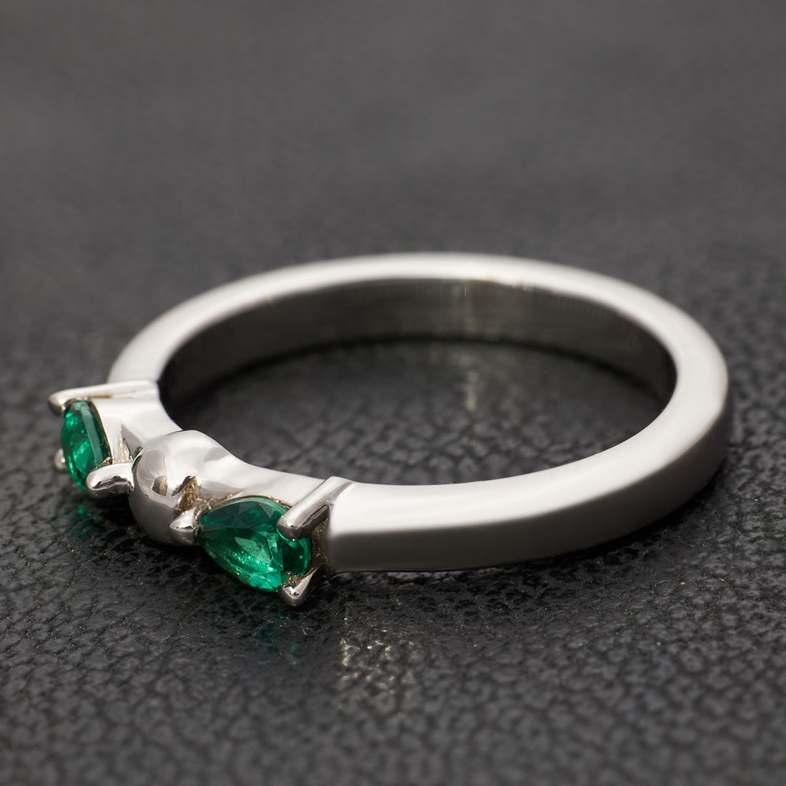 Mother Daughter Birthstones Ring Mother's Day Gift Jewelry Silver