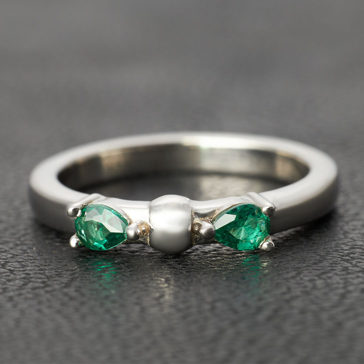 Mother Daughter Birthstones Ring Mother's Day Gift Jewelry Silver