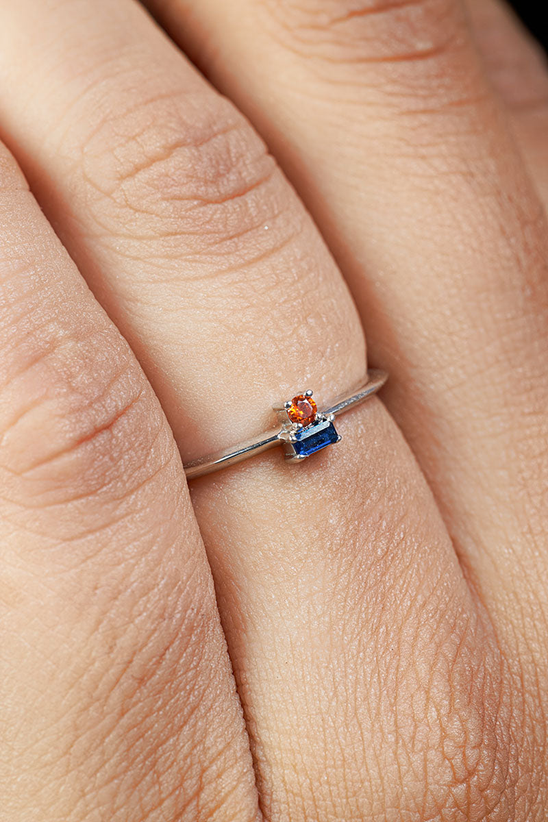 Mothers Ring 2 Birthstones