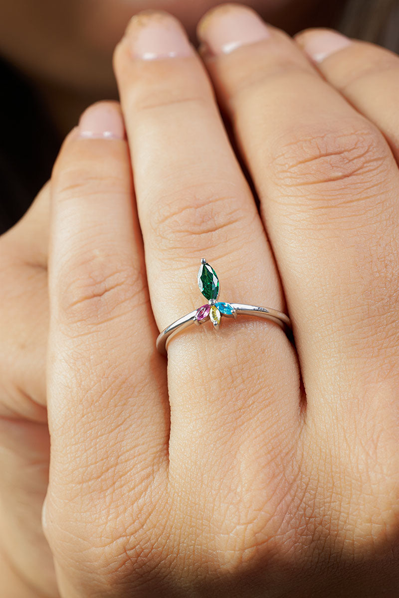 Birthstones Mothers Ring