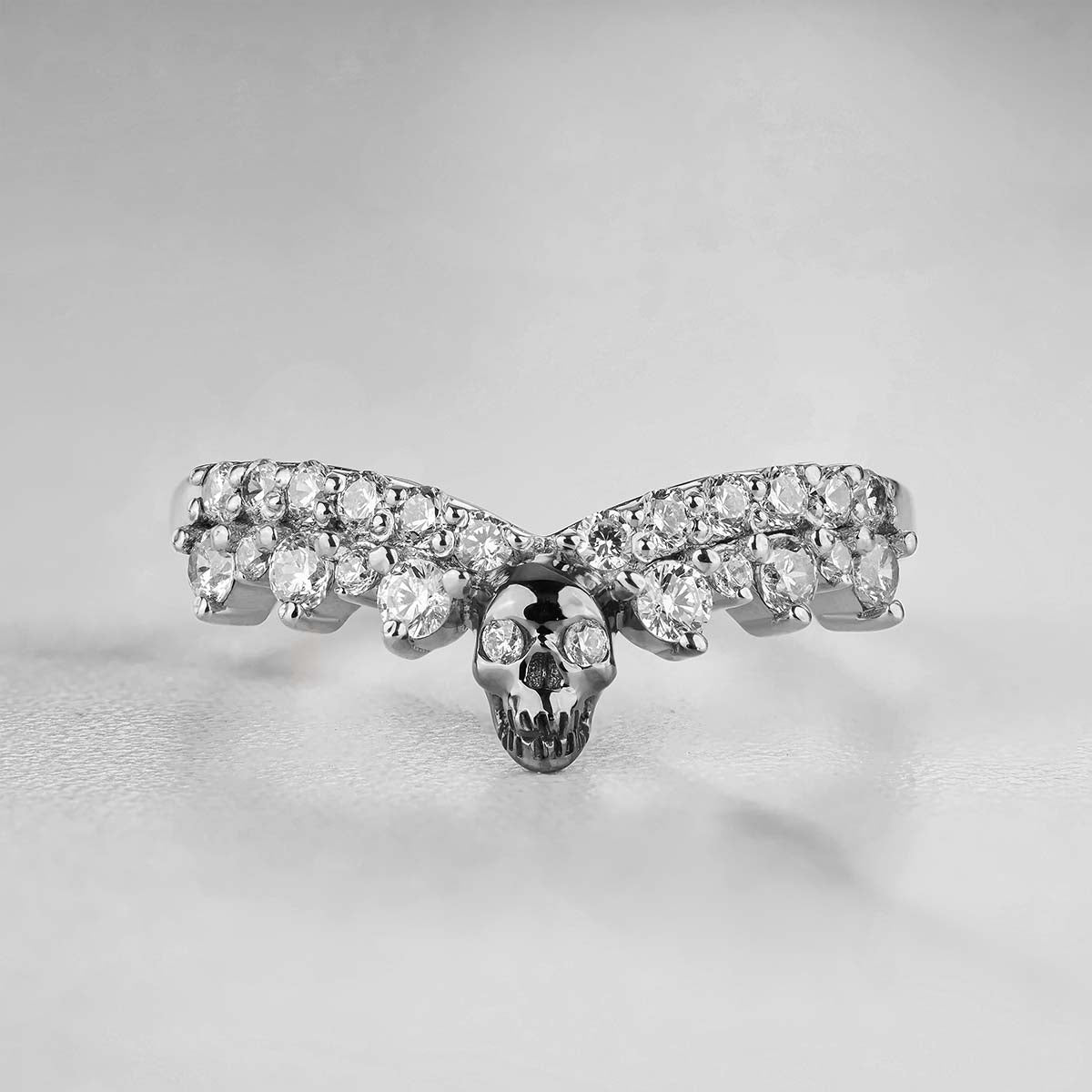 Skull Enhancer Wedding Band
