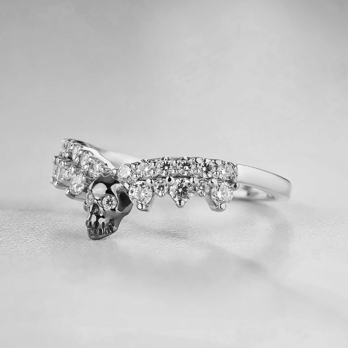 Skull Enhancer Wedding Band