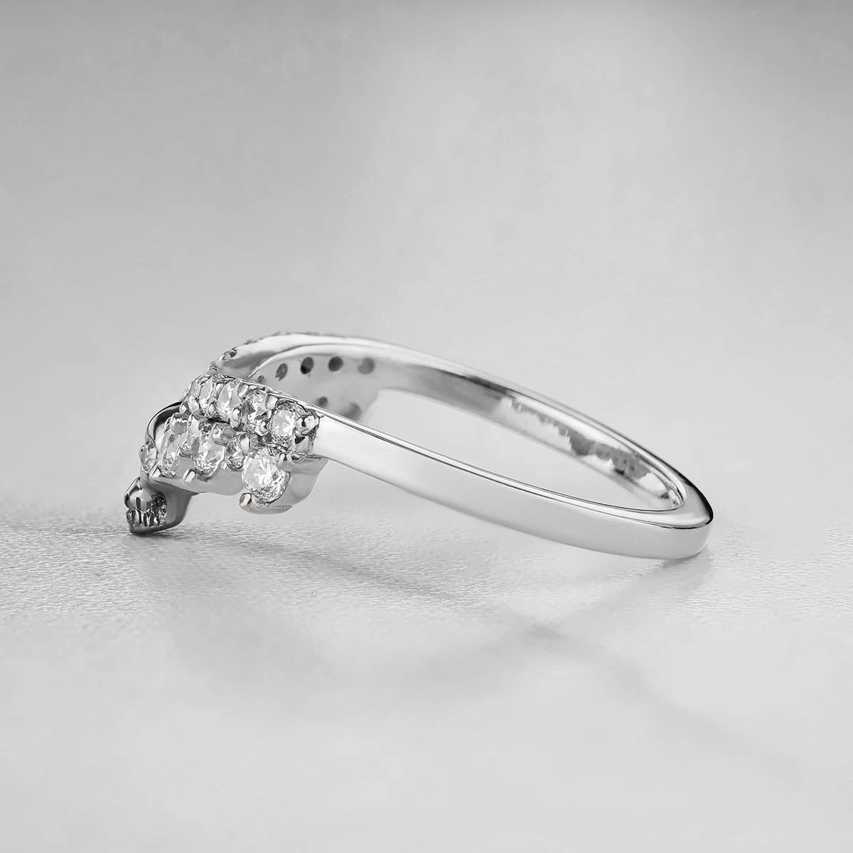 Skull Enhancer Wedding Band