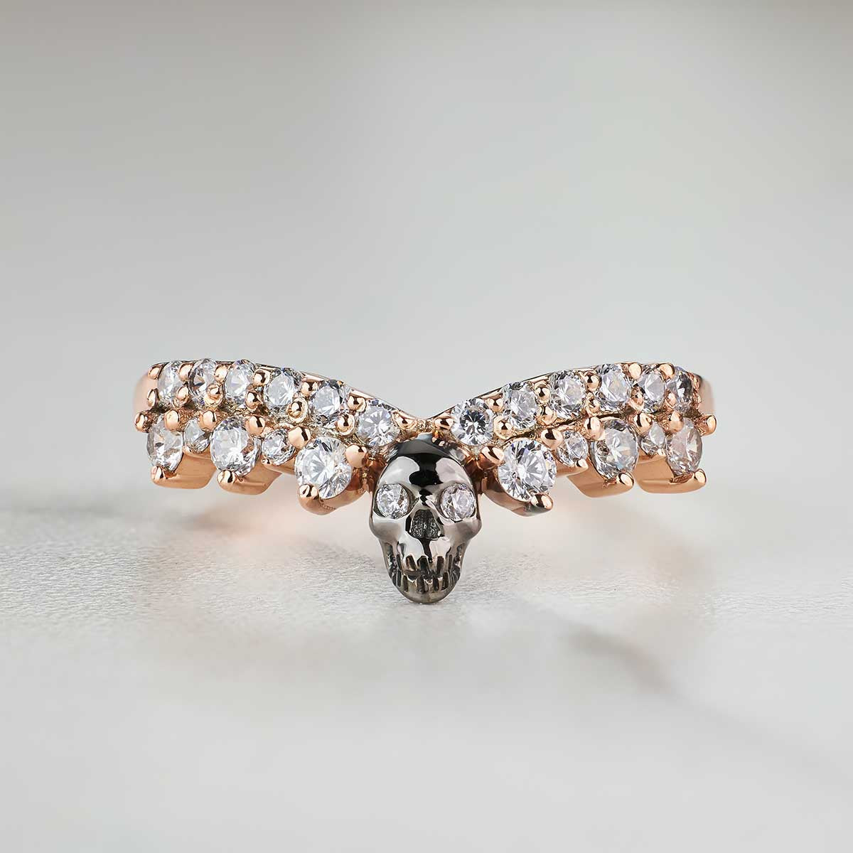 Skull Enhancer Wedding Band