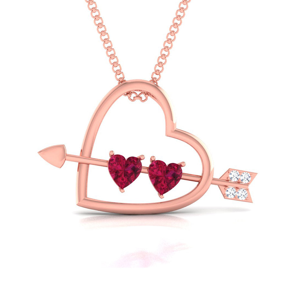 ARROW HEART PENDANT