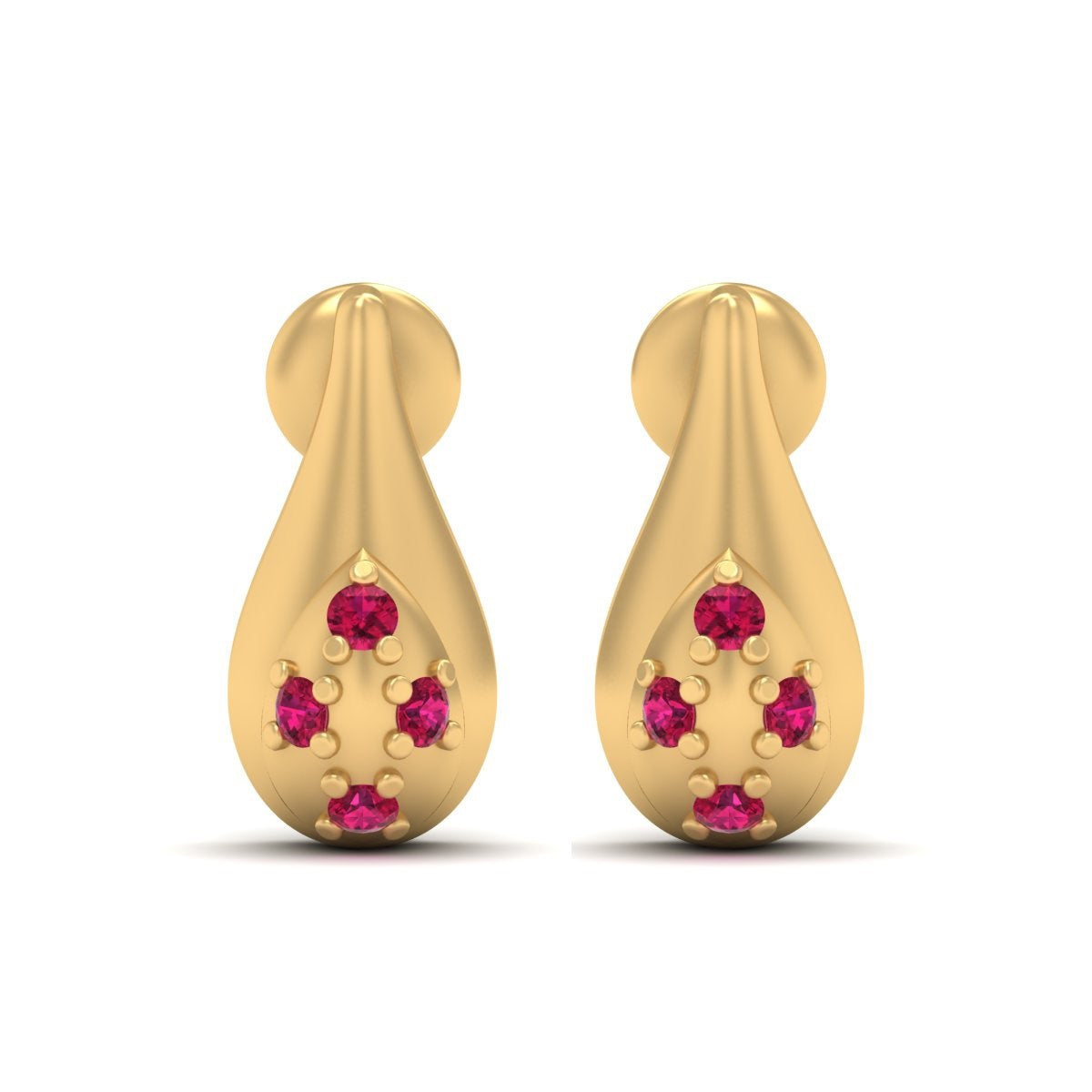 GOLD WEDDING EARRINGS
