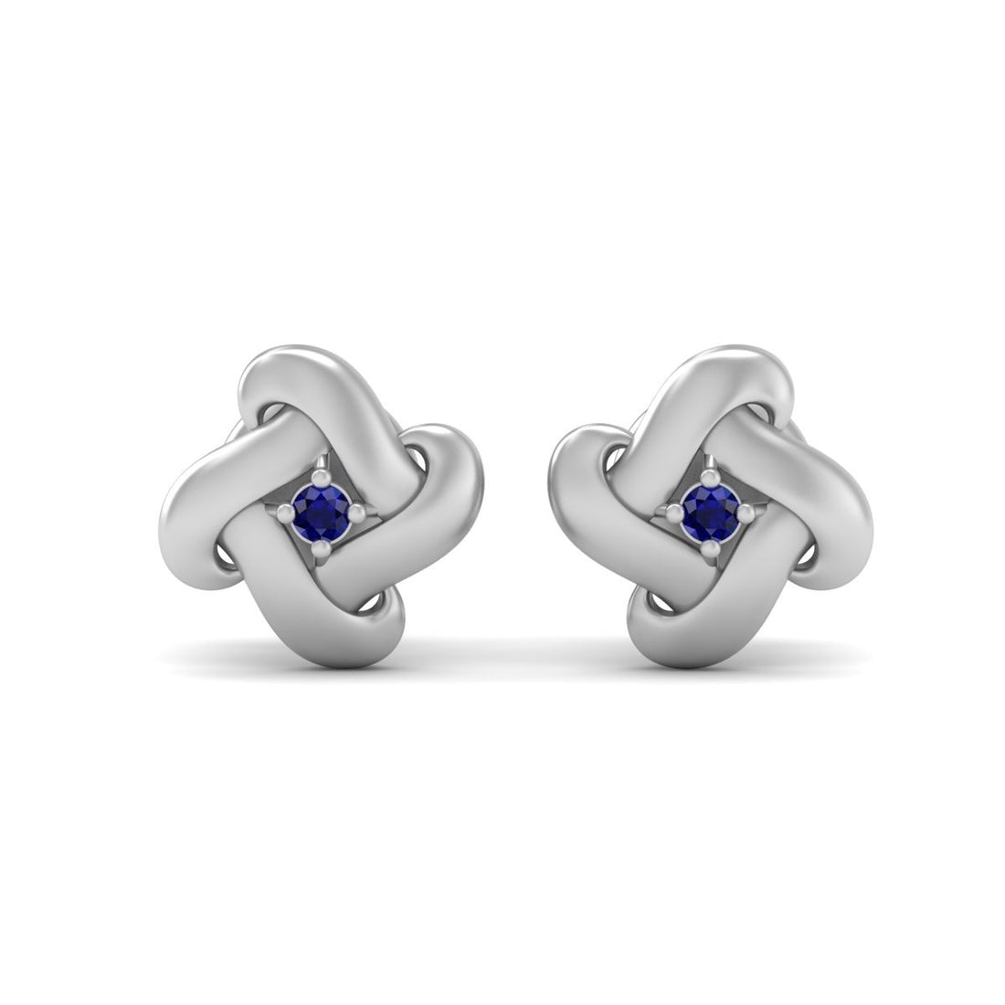 STERLING SILVER KNOT EARRINGS