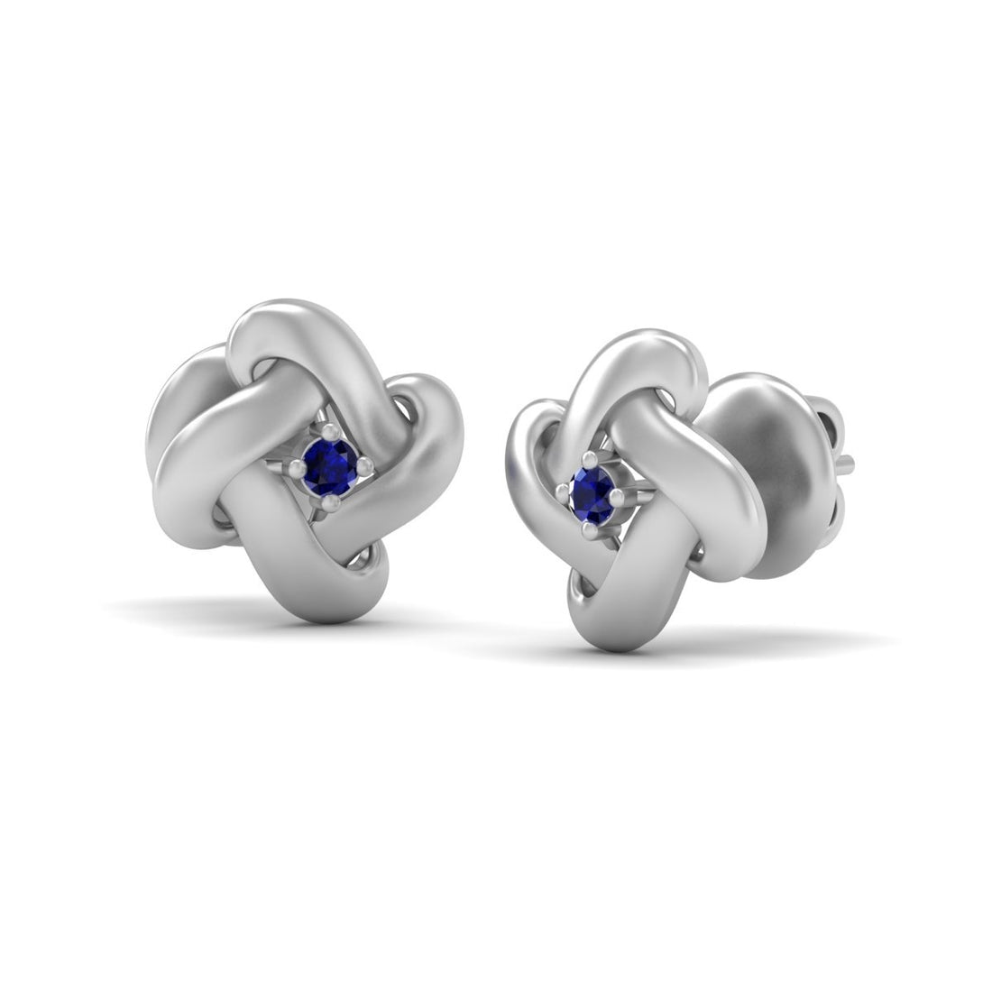 STERLING SILVER KNOT EARRINGS