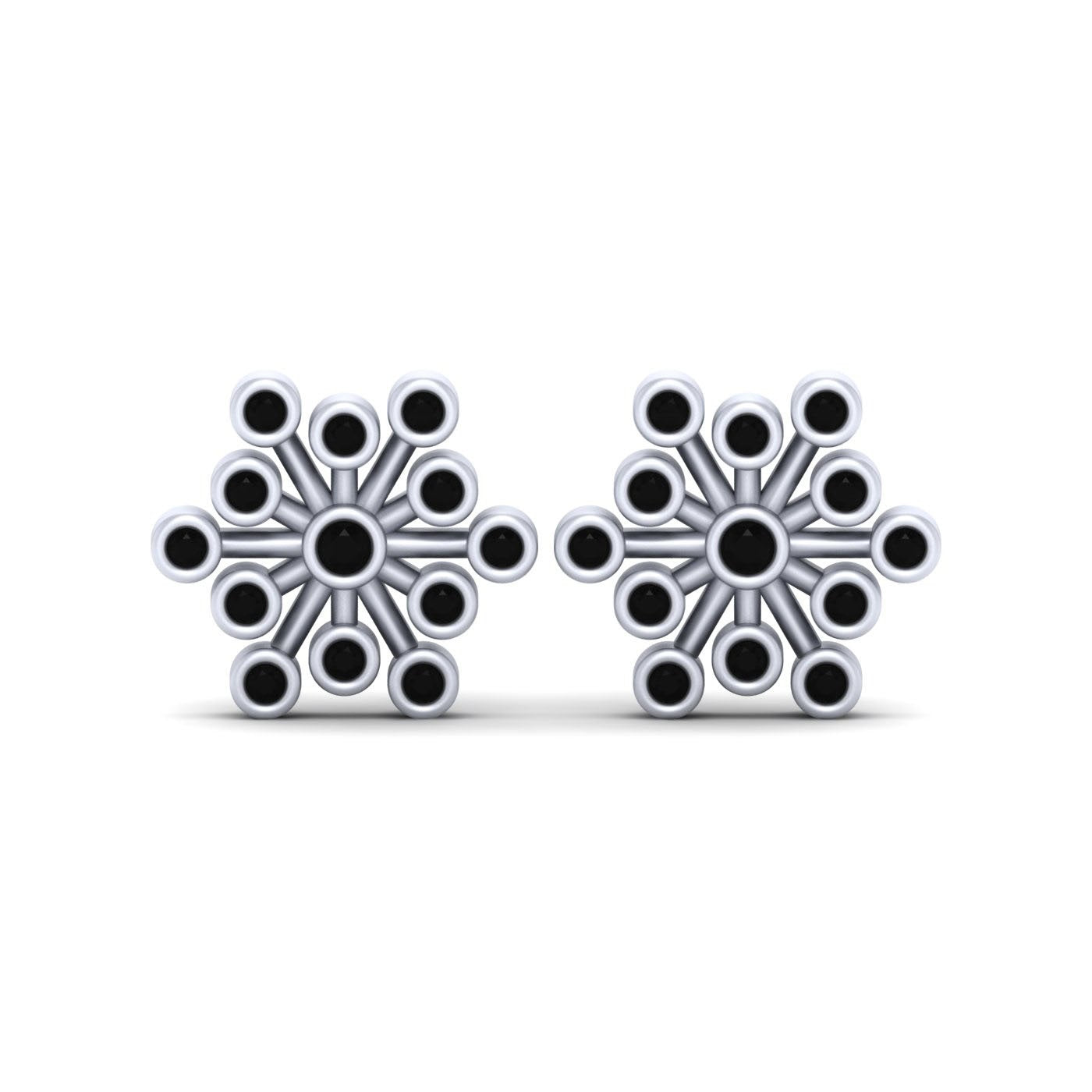 CHRISTMAS SNOWFLAKE STUD EARRINGS