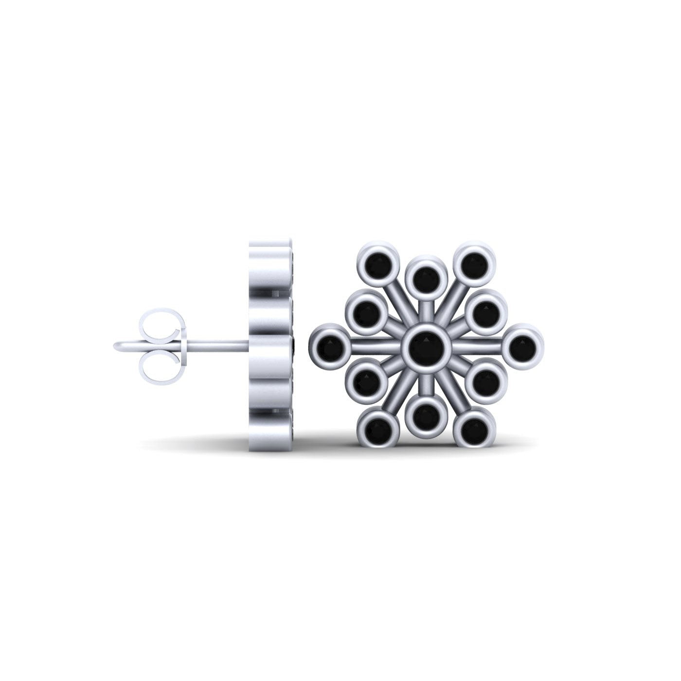 CHRISTMAS SNOWFLAKE STUD EARRINGS