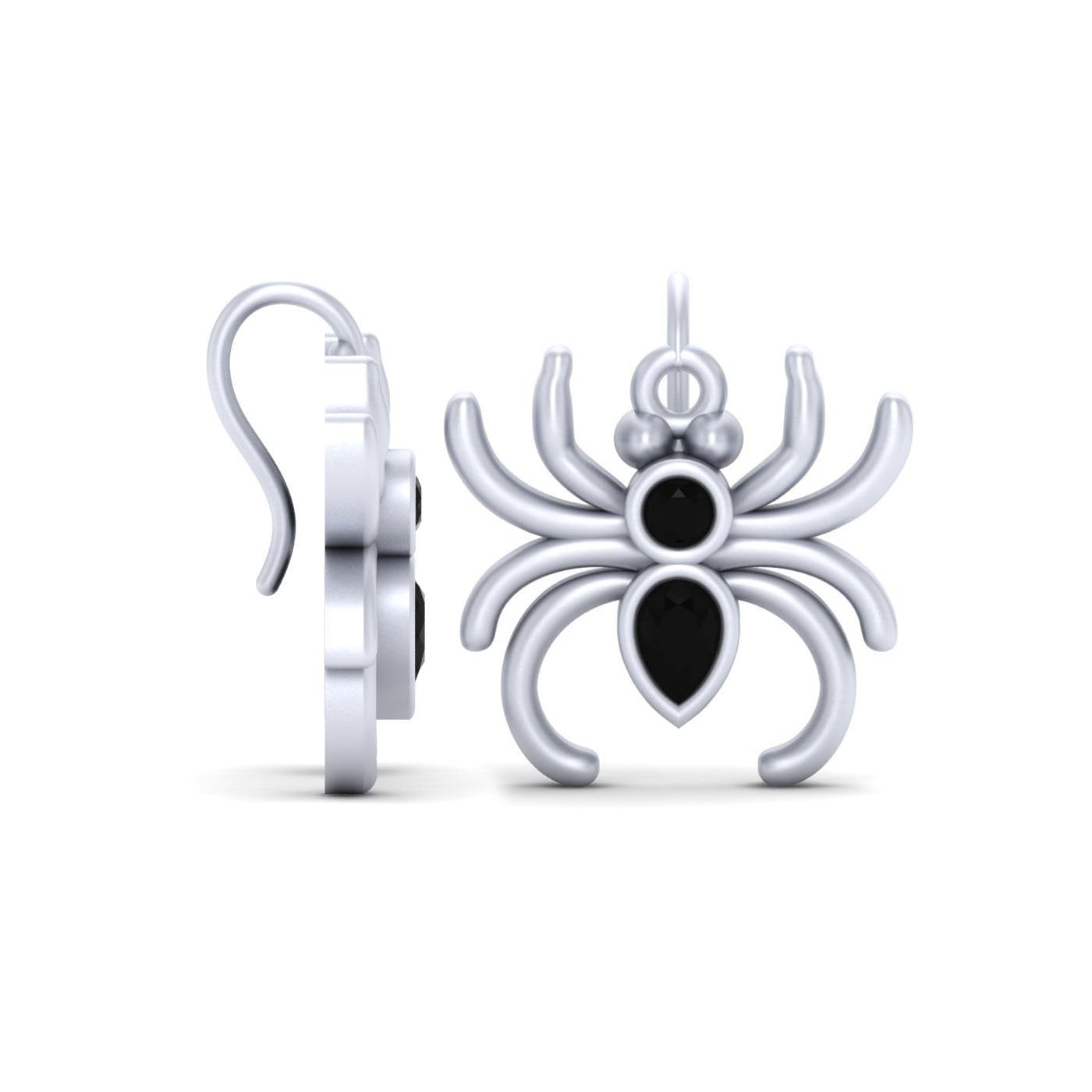 GOTHIC SPIDER STUD EARRINGS