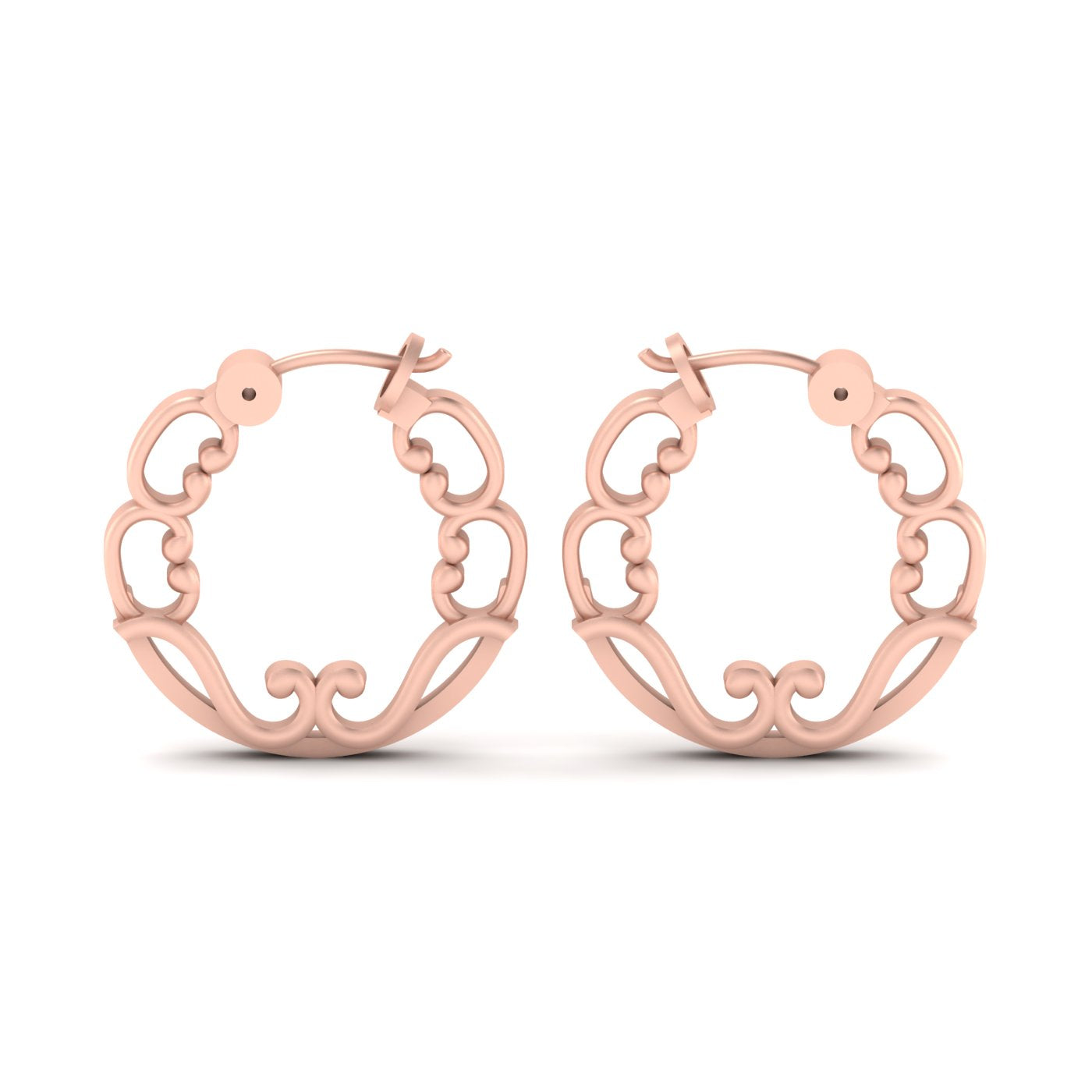 STERLING SILVER HOOP EARRINGS