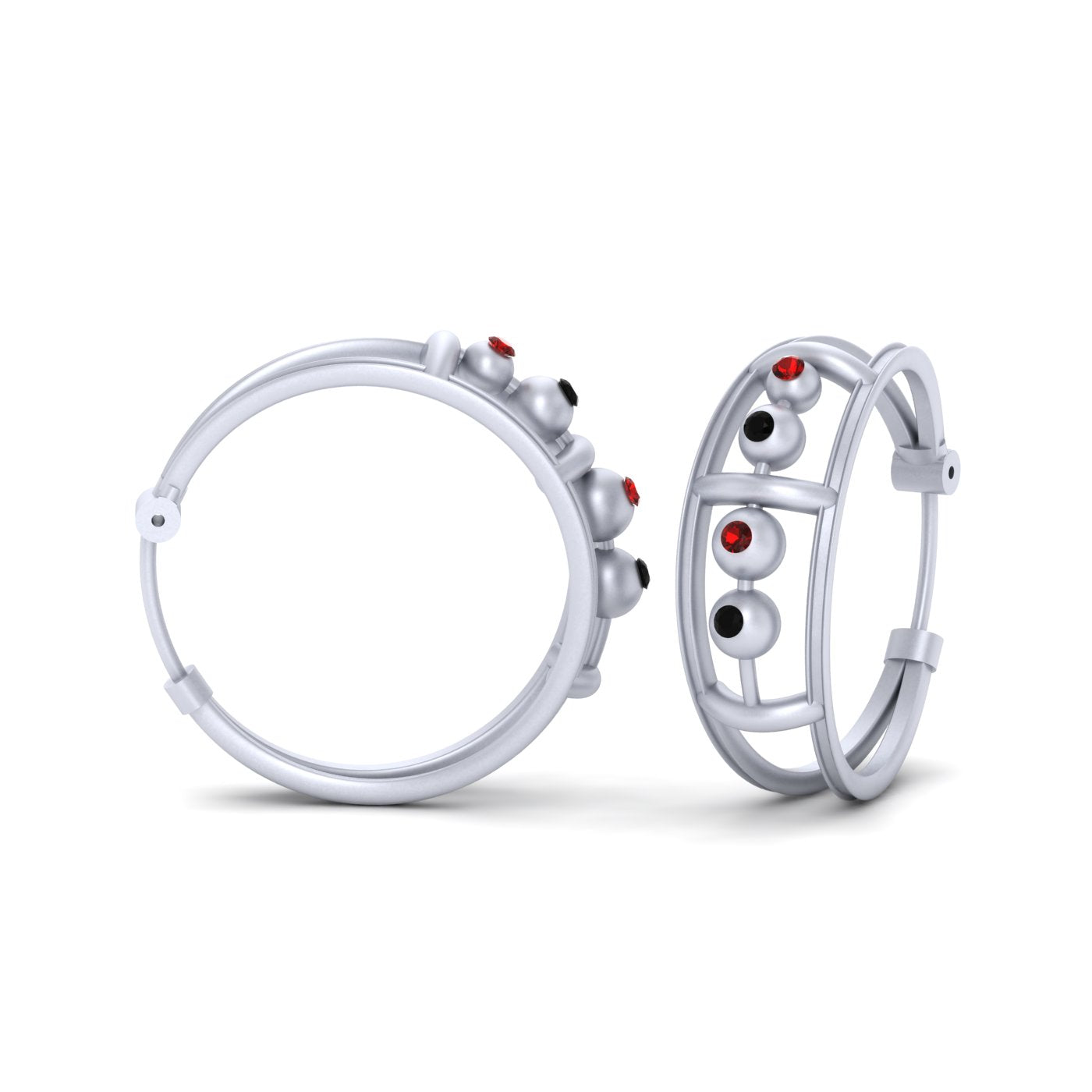 HOOP EARRINGS STERLING SILVER