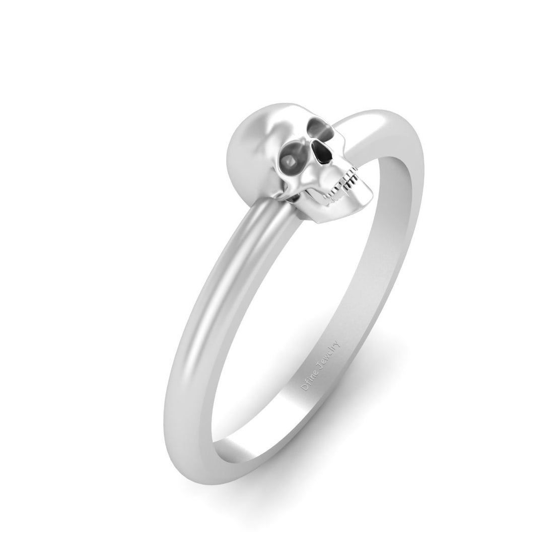 Minimalist Dainty Skull Ring
