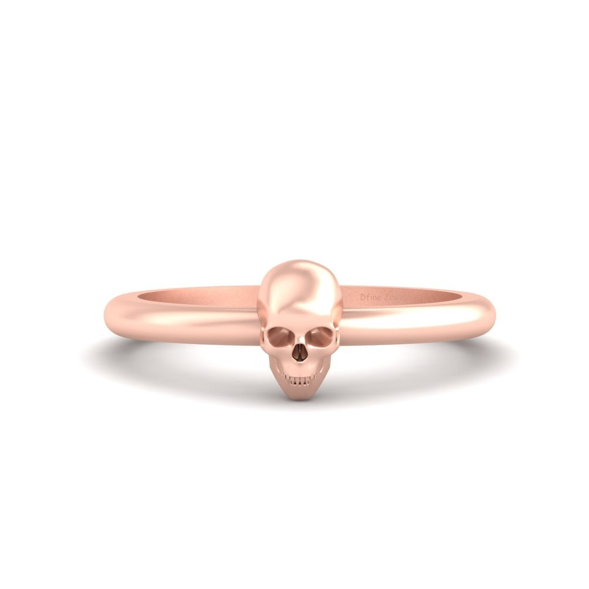 Minimalist Dainty Skull Ring