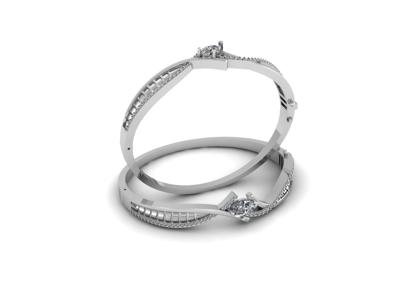 PEAR DIAMOND BRACELET WOMENS