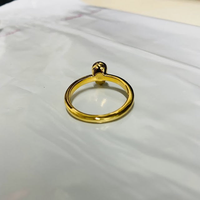 Minimalist Dainty Skull Ring