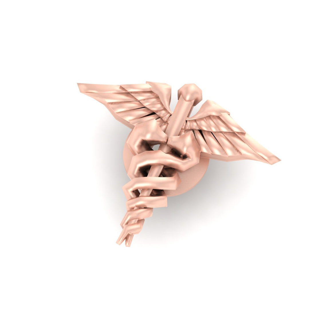 ROSE GOLD DOCTOR LOGO LAPEL PIN